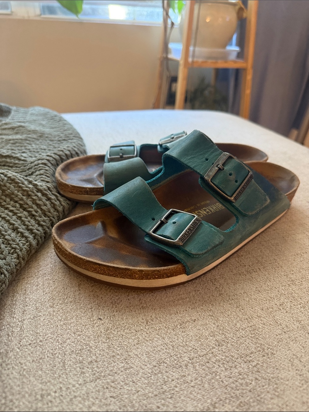 Birkenstock Arizona Sandals in Biscay Bay - Two Strap - Picture 2 of 8
